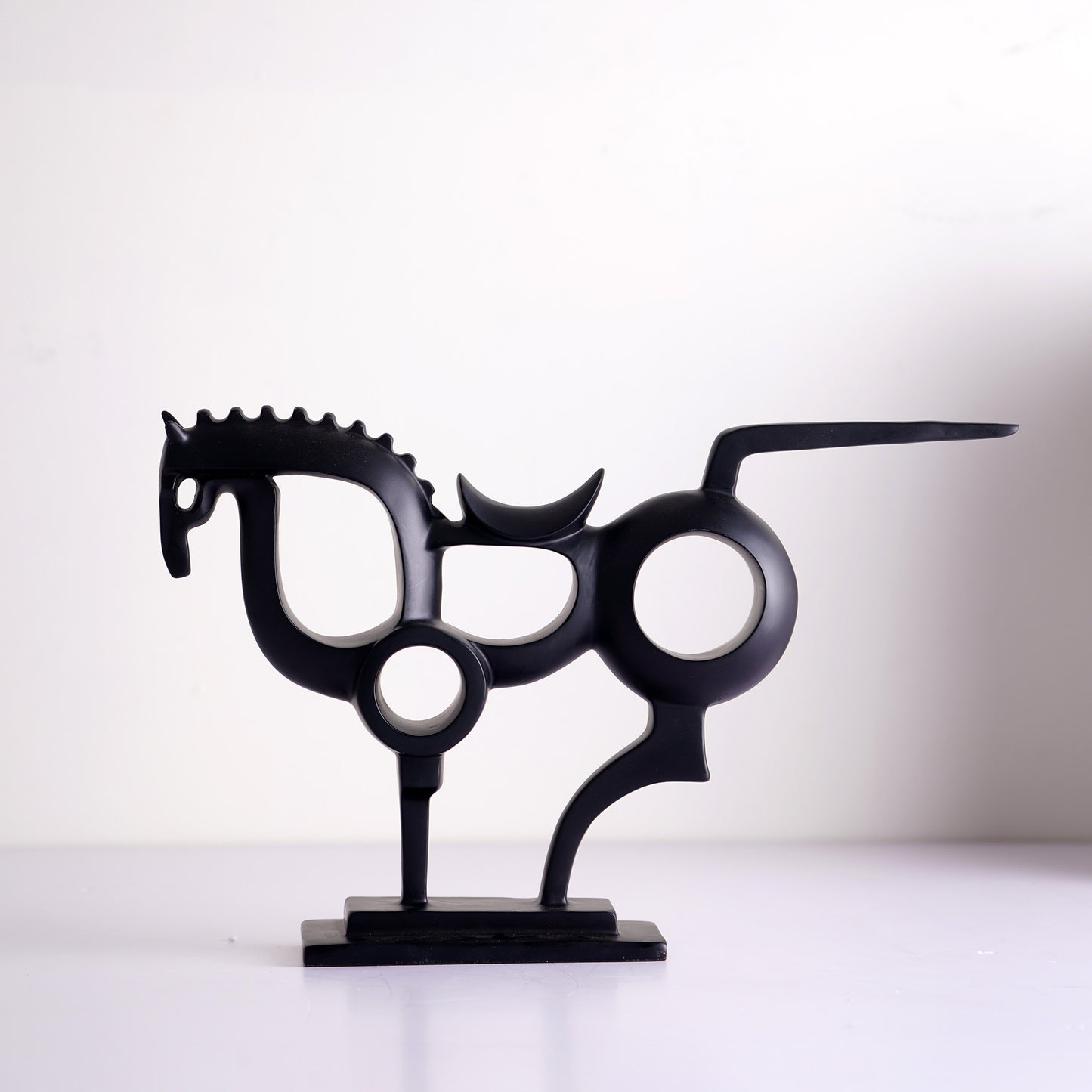 Showpiece Phantom Gallop - Abstract Horse Table Showpiece