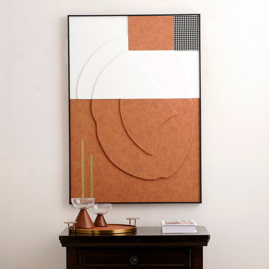 The Thought Structure – Premium Textured 3D Wall Art  ~ 3.5 ft x 2.5 ft