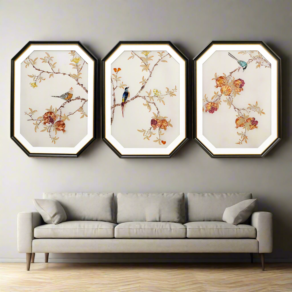 The Garden Script - Limited Edition Premium Wall Art ~ 6.5 ft x 3 ft