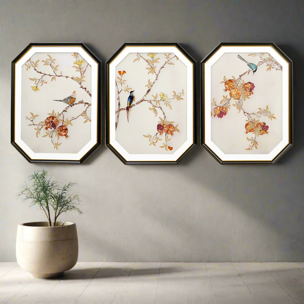 The Garden Script - Limited Edition Premium Wall Art ~ 6.5 ft x 3 ft