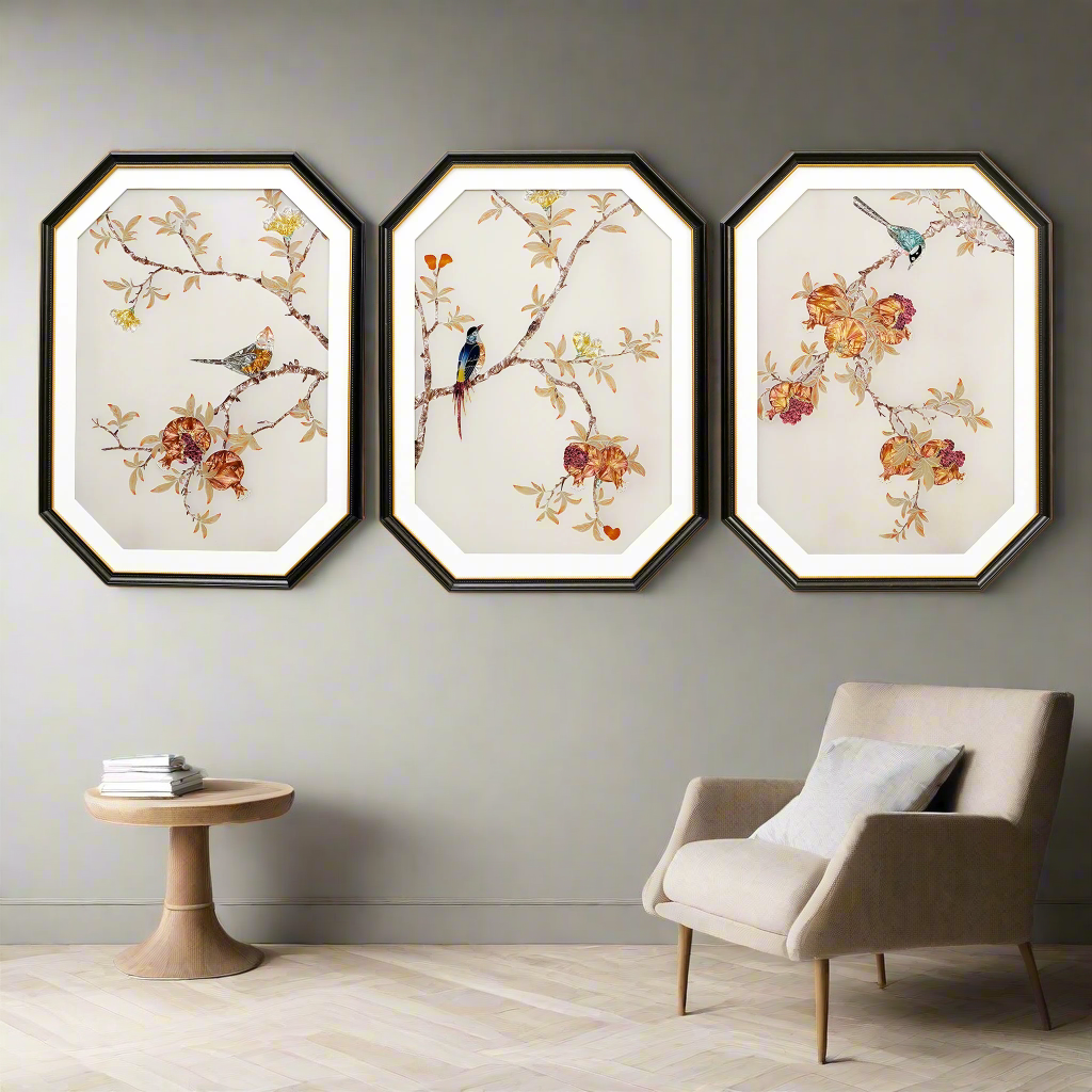 The Garden Script - Limited Edition Premium Wall Art ~ 6.5 ft x 3 ft