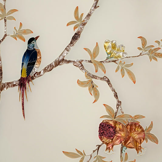 The Garden Script - Limited Edition Premium Wall Art ~ 6.5 ft x 3 ft