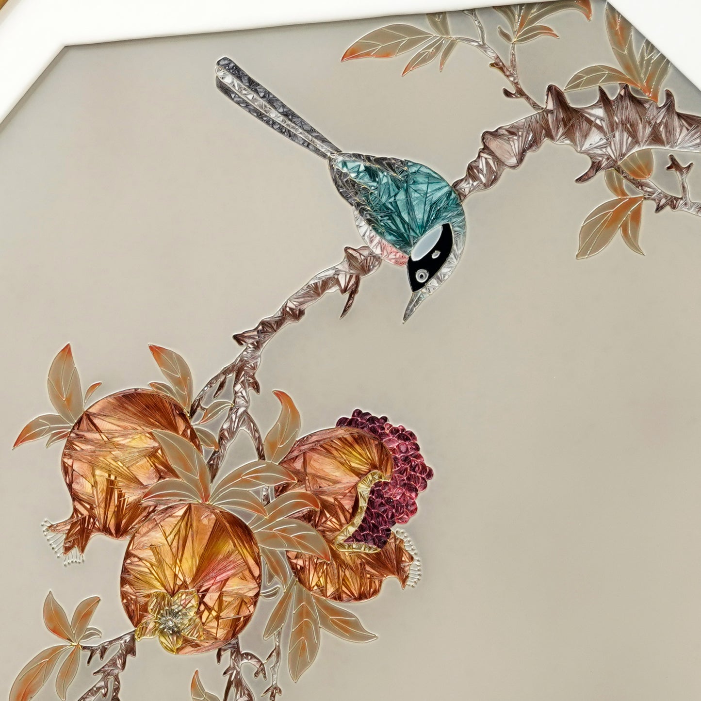 The Garden Script - Limited Edition Premium Wall Art ~ 6.5 ft x 3 ft