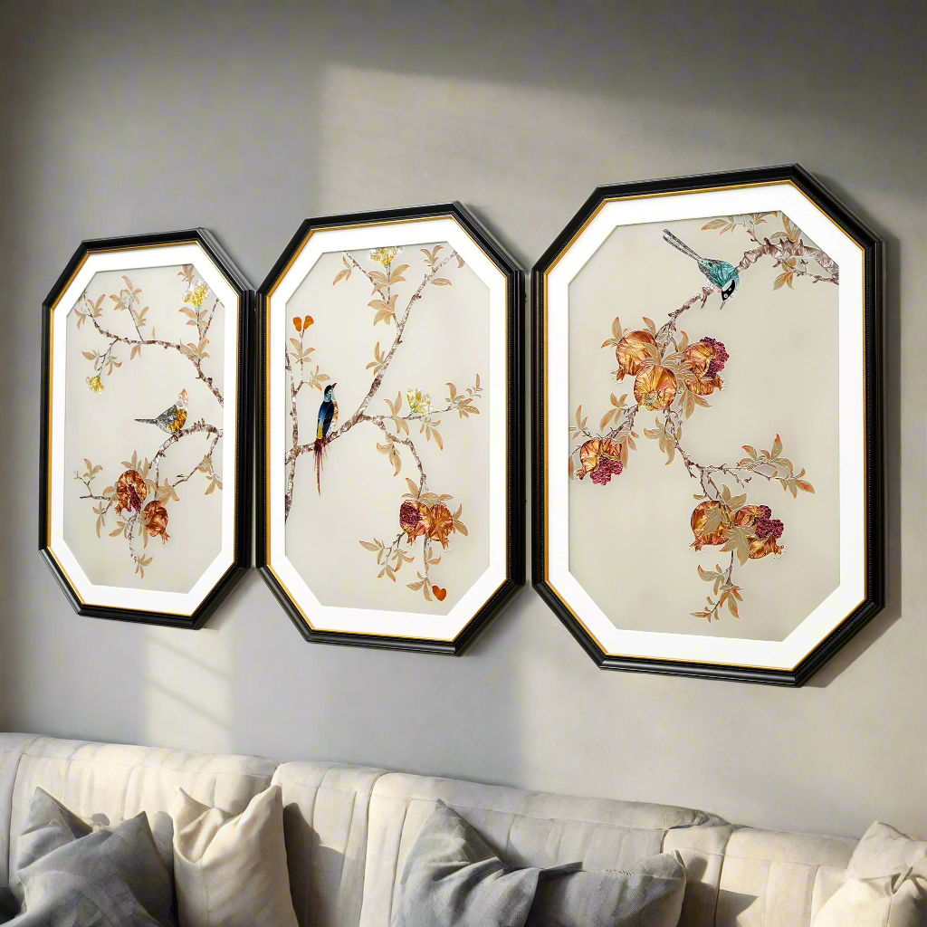 The Garden Script - Limited Edition Premium Wall Art ~ 6.5 ft x 3 ft