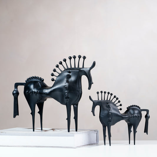 Orikon - Unique Metal Horse Figurine
