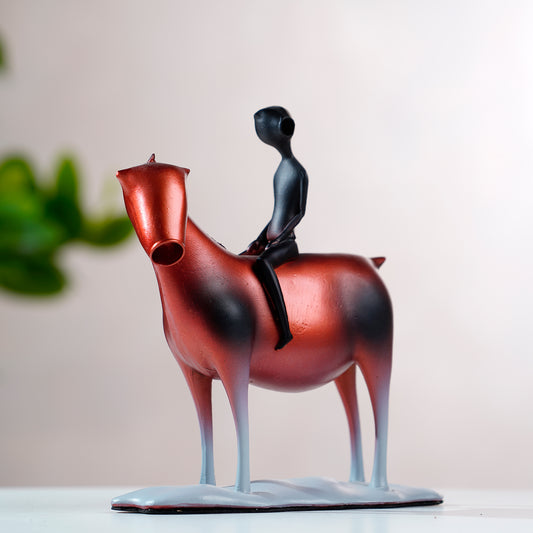 The Journey - Horse & Rider Table Showpiece - Style 1