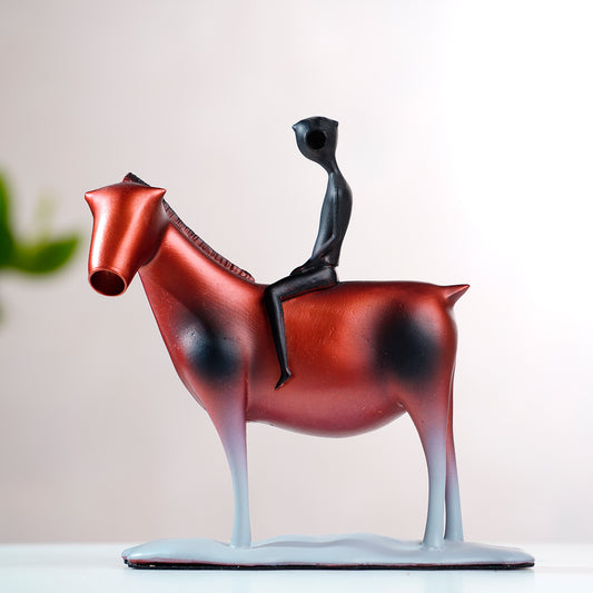 The Journey - Horse & Rider Table Showpiece - Style 1