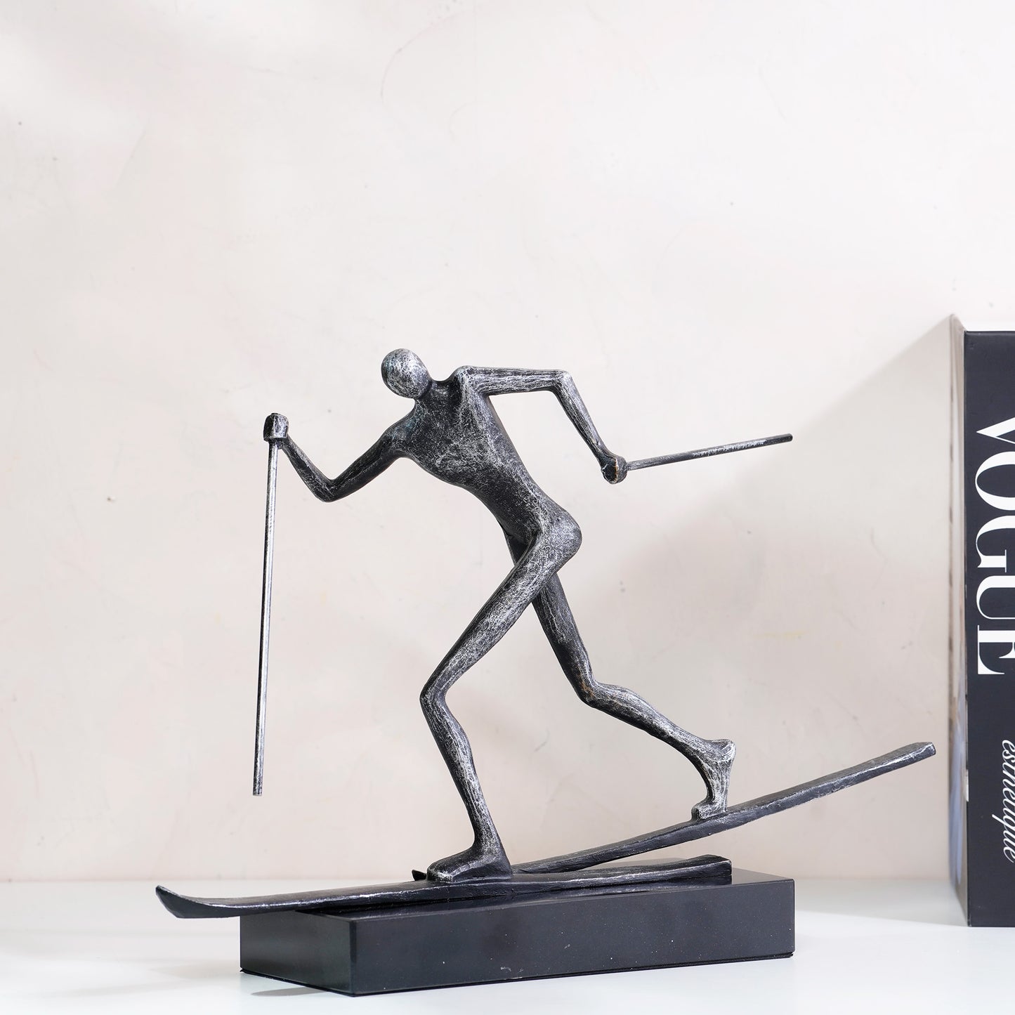 In Pursuit - Skier inspired Human Figurine