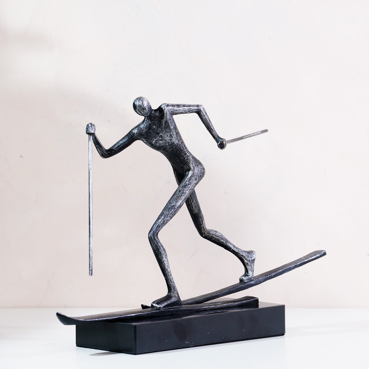 In Pursuit - Skier inspired Human Figurine