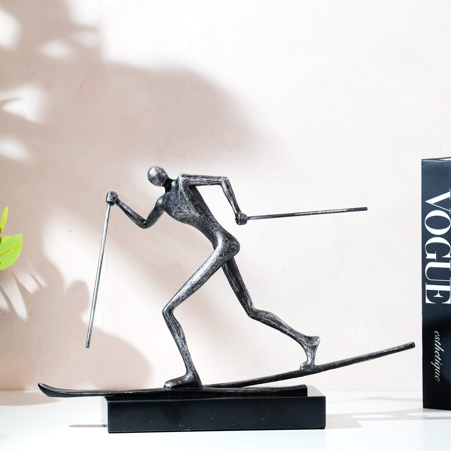 In Pursuit - Skier inspired Human Figurine