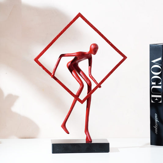 The Unframe - Marble & Metal Human Figurine