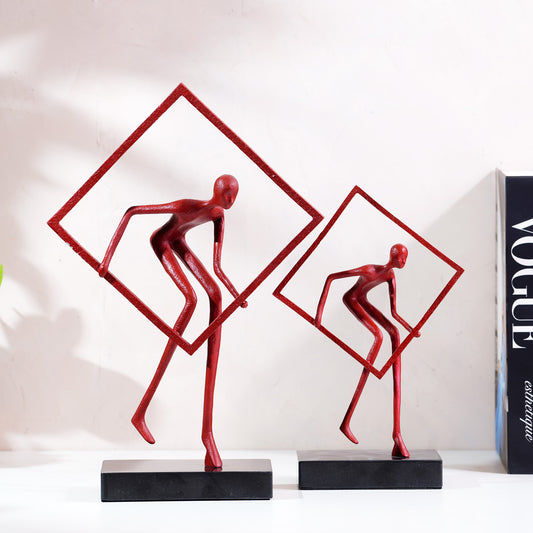 The Unframe - Marble & Metal Human Figurine
