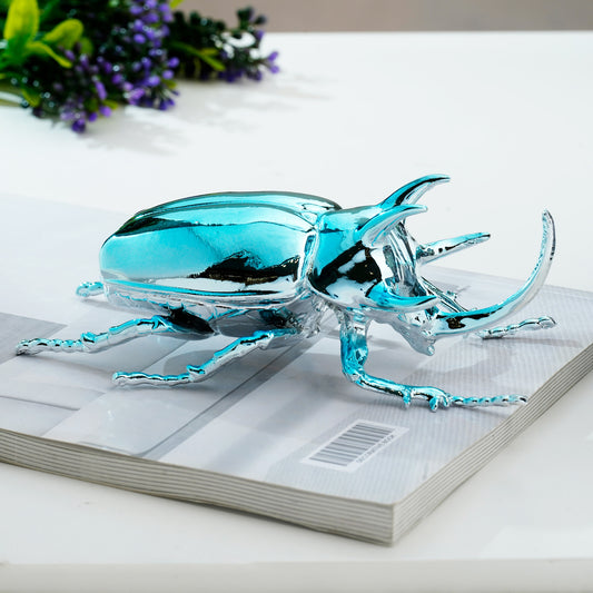 Scarabé - Metallic Beetle Showpiece