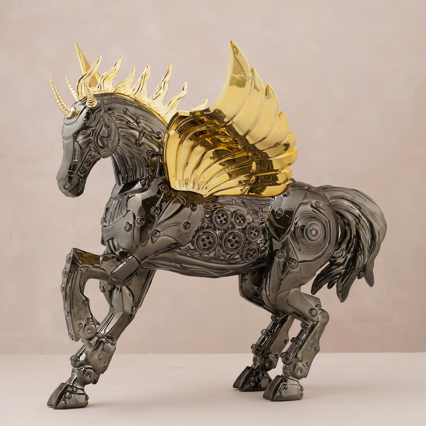 Valkarion - Unicorn Horse Sculpture