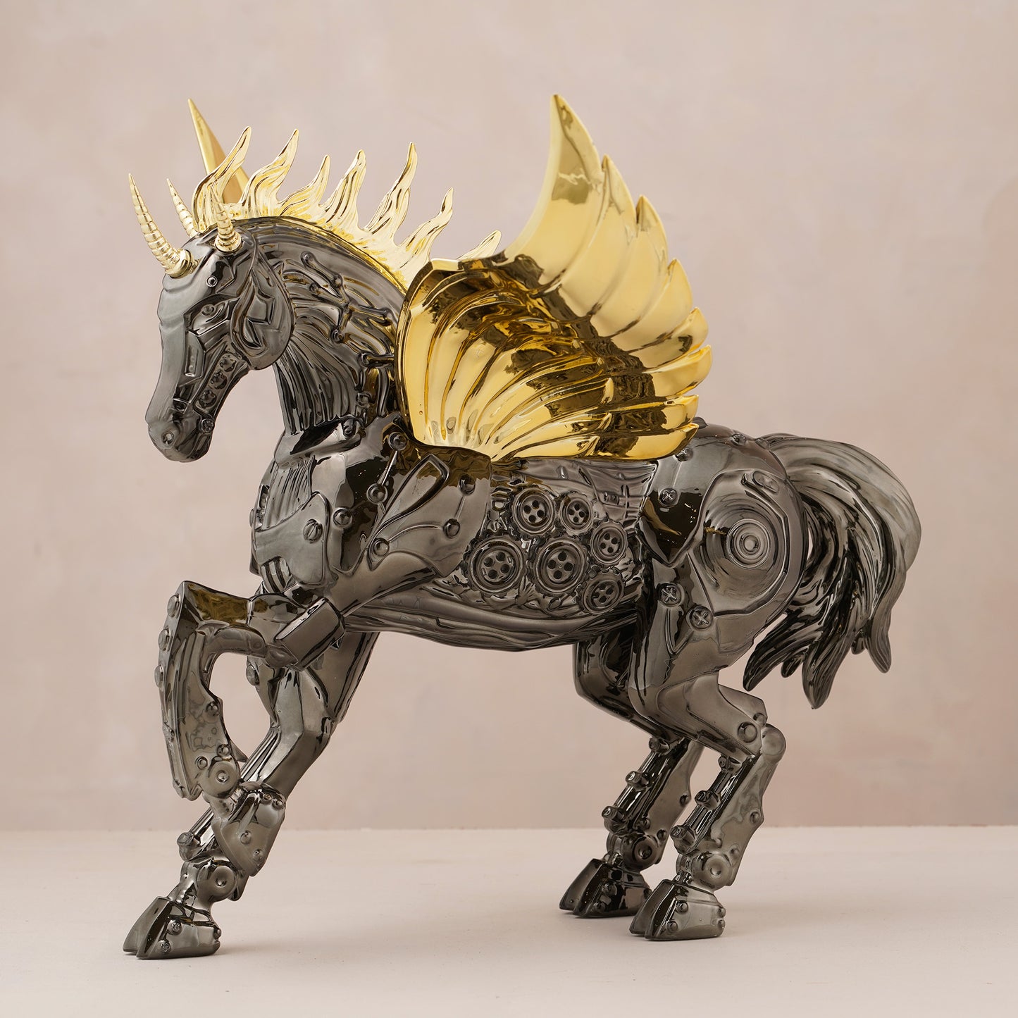 Valkarion - Unicorn Horse Sculpture