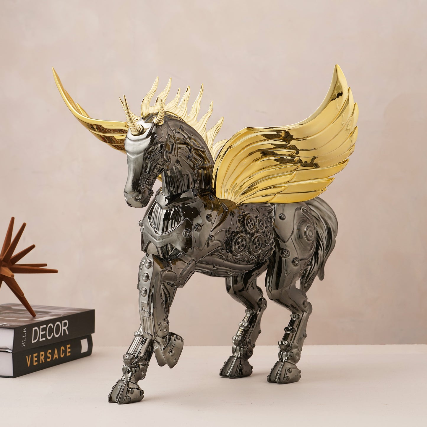 Valkarion - Unicorn Horse Sculpture