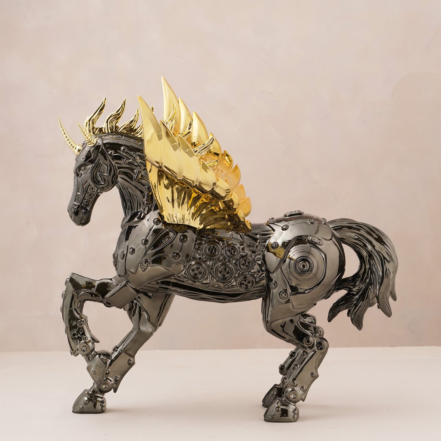 Valkarion - Unicorn Horse Sculpture