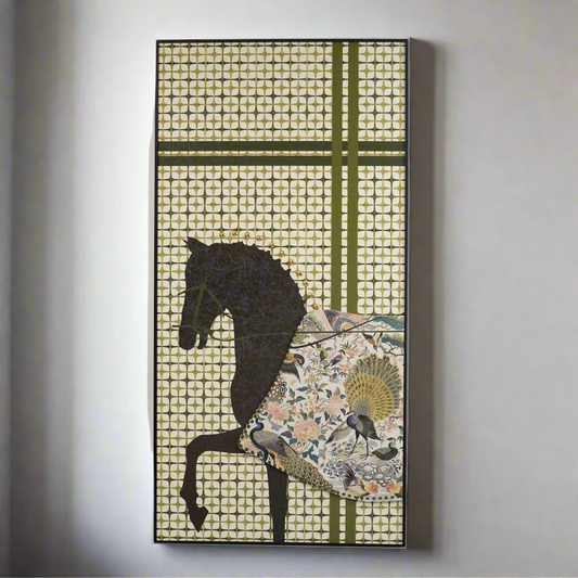 Regalia - Horse Inspired Premium 3D Vertical Wall Art ~ 5.5 feet