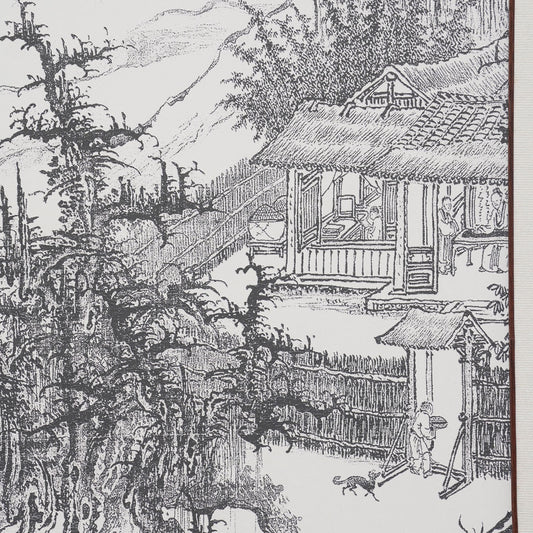 Threads of Time - Premium 3D Vertical Wall Art - Blue ~ 6 feet Tall