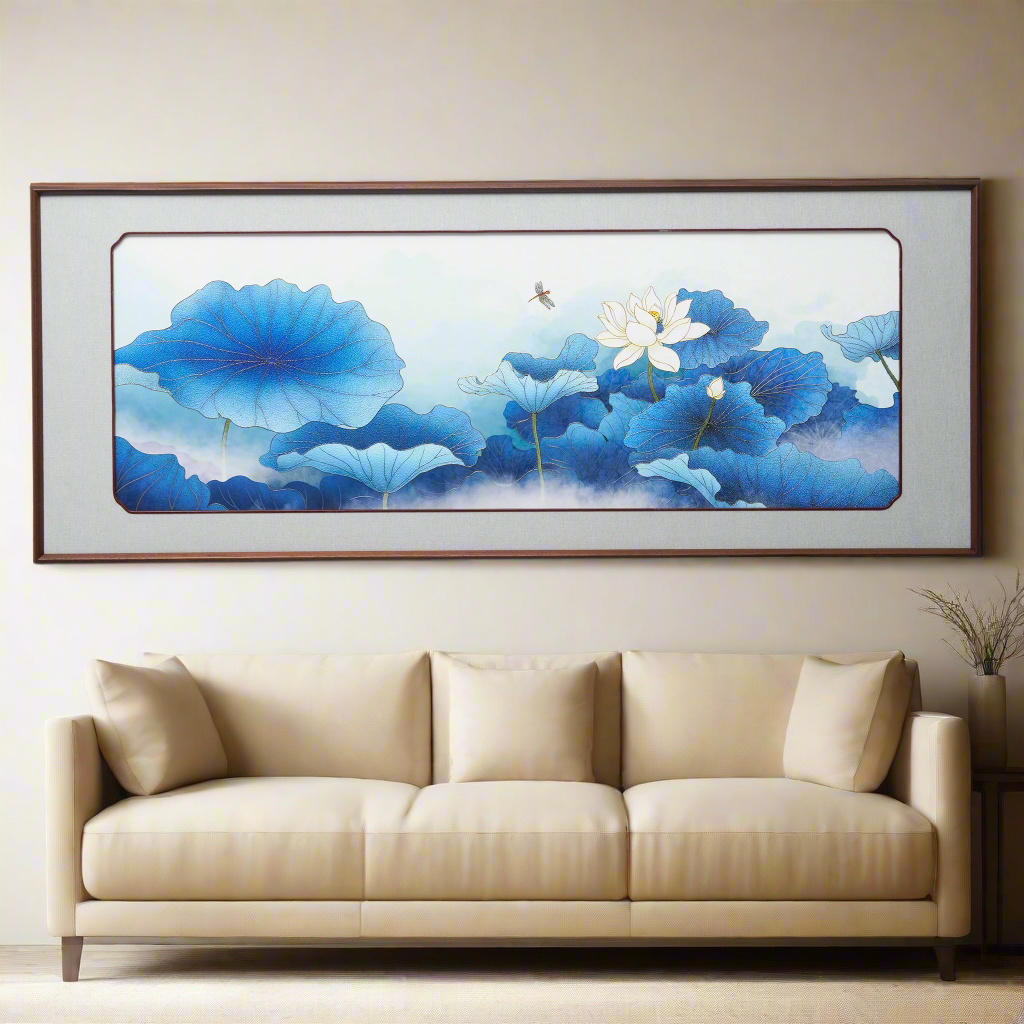 Florence - Nature Inspired Floral Premium 3D Wall Art ~ 5 feet Long