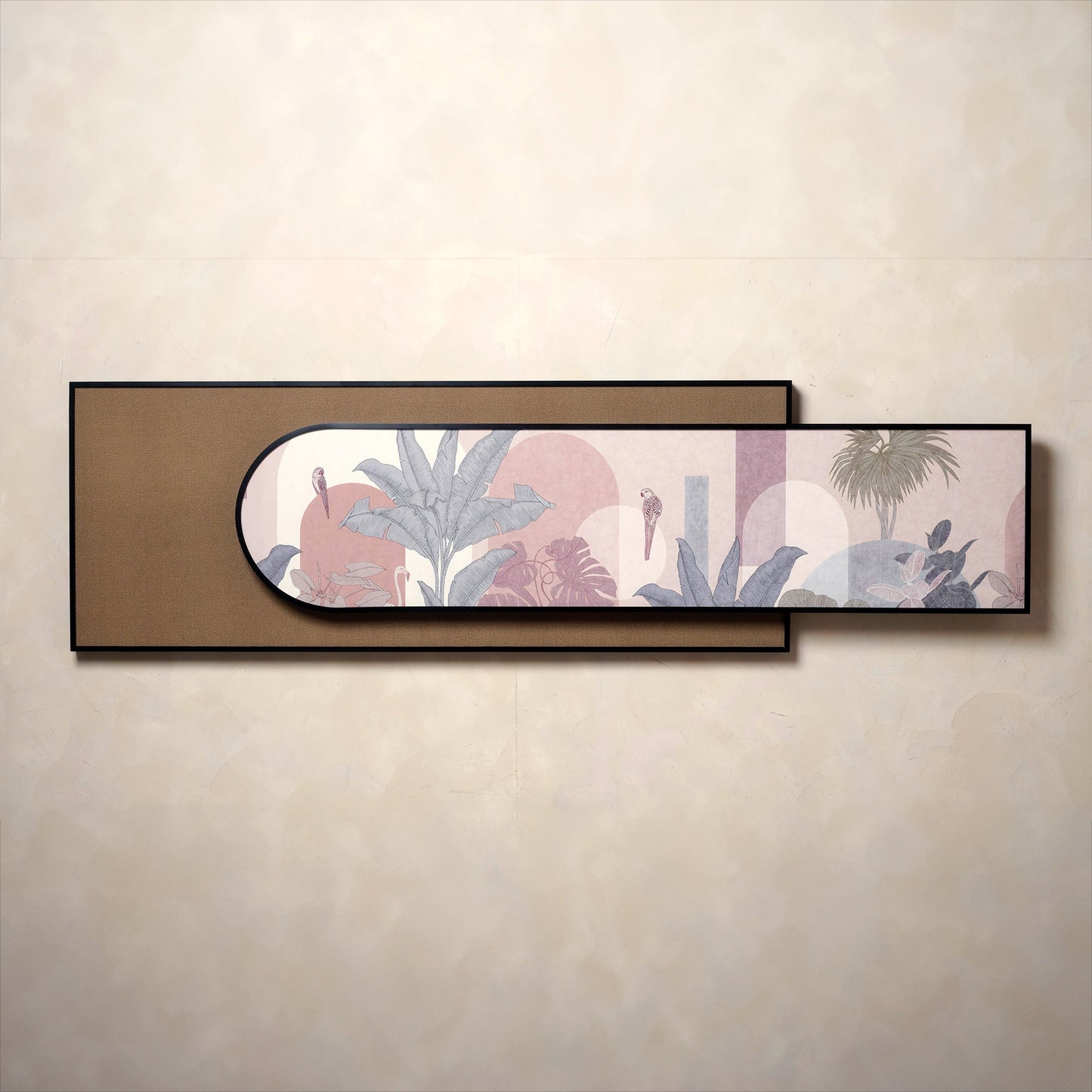 Palmera - Tropic inspired Premium 3D Wall Art ~ 5 feet Long