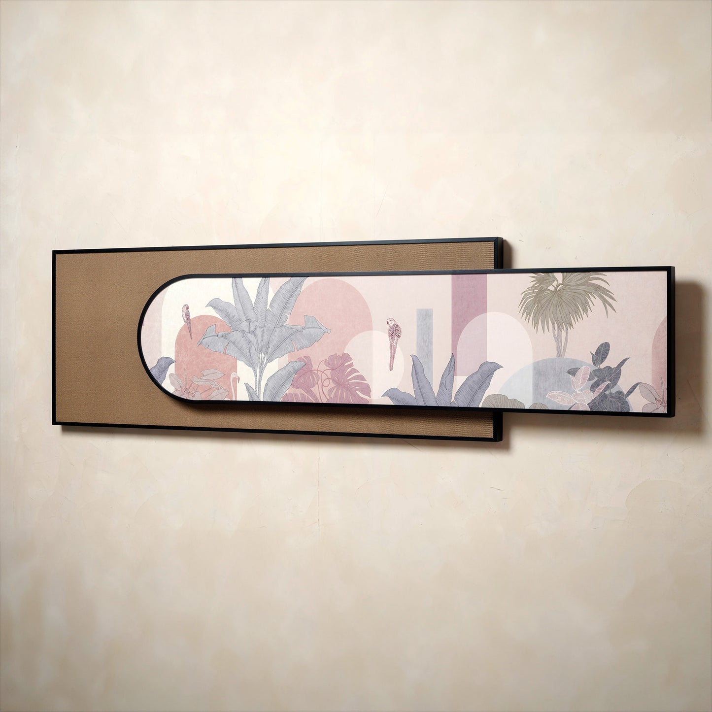 Palmera - Tropic inspired Premium 3D Wall Art ~ 5 feet Long