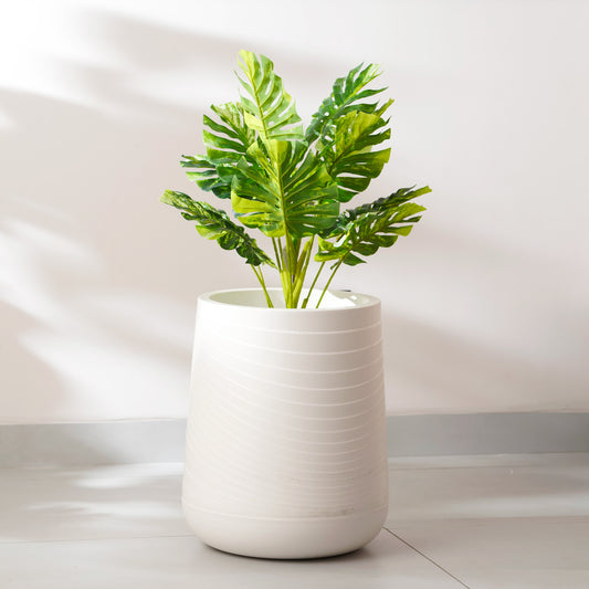 Scalar - White Plant Pot ( 20" x 14")