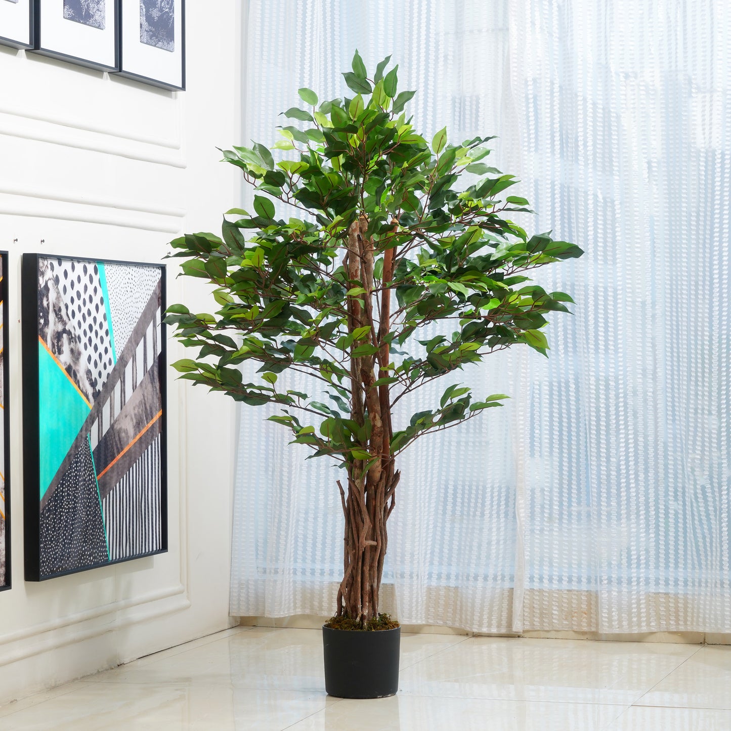 Perennia - Artificial Ficus Plant ~ 4 Feet Tall
