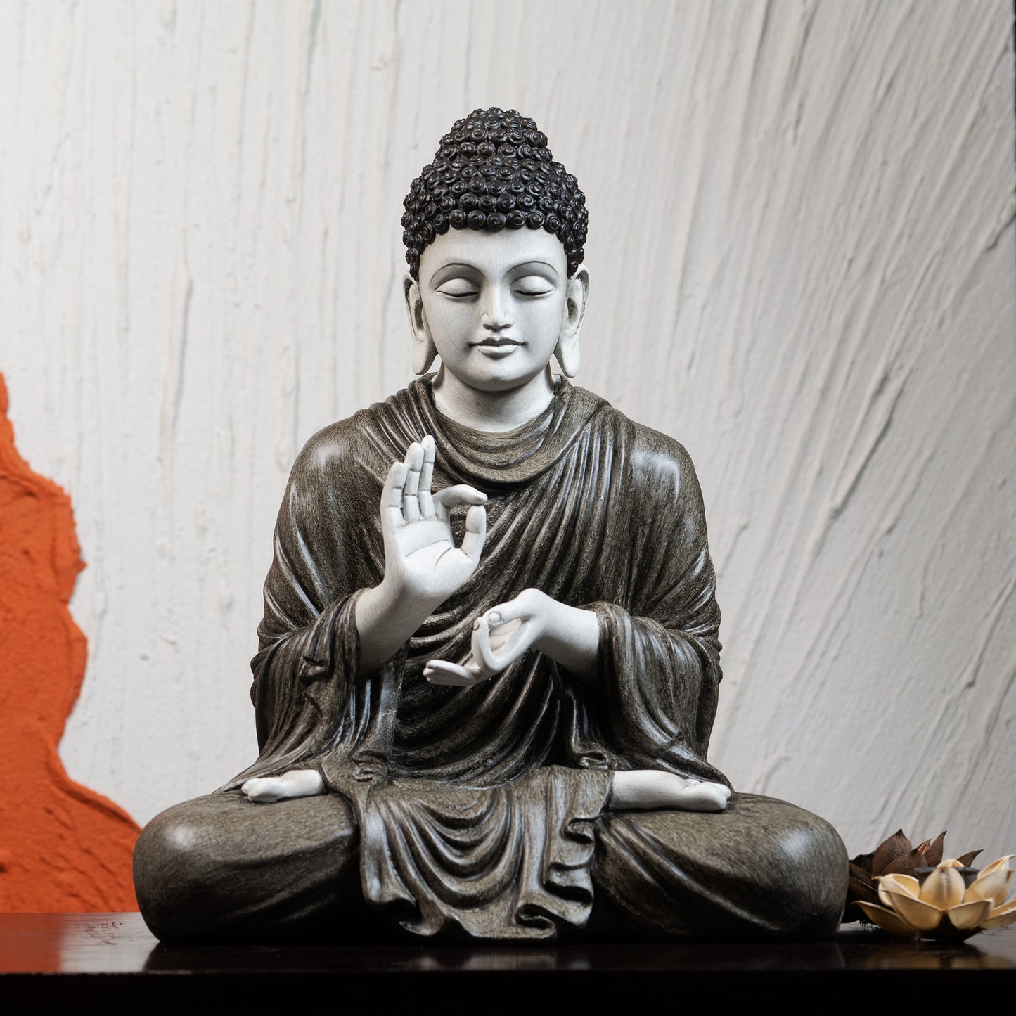 Spiritual Statues Serene Blessing - Hand Painted Buddha Statue - Style 3 - 1.6 Feet