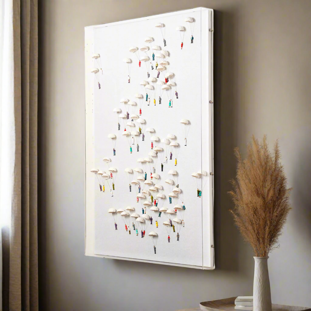 Sojourn Sky – Premium Handmade Wall Art ~ 4 ft x 2.5 ft