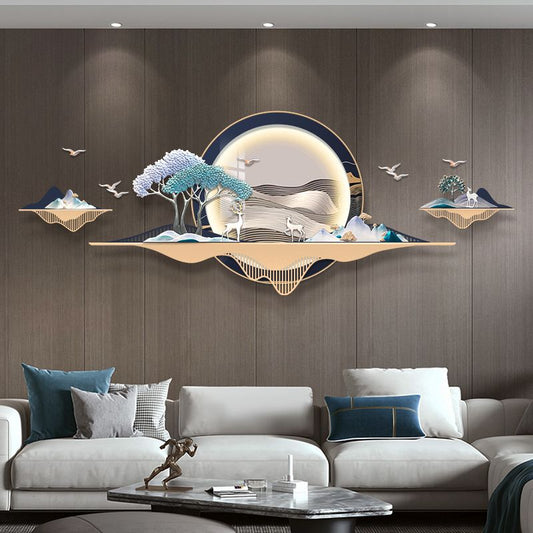 Premium Wall Art Whispers of the Meadow - Nature Themed Premium Wall Art ~ 7 Feet Long