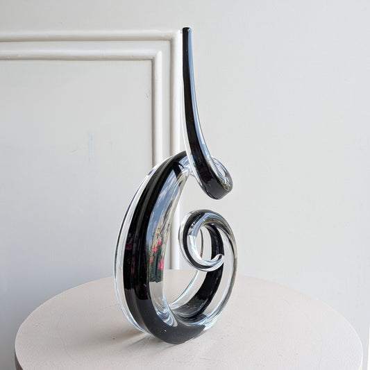 Cadence crystal abstract showpiece angled product view