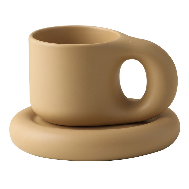 Chubby Chug - Pinterest-y Fat Coffee Mug and Plate Set