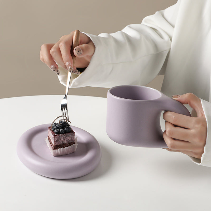 Chubby Chug - Pinterest-y Fat Coffee Mug and Plate Set