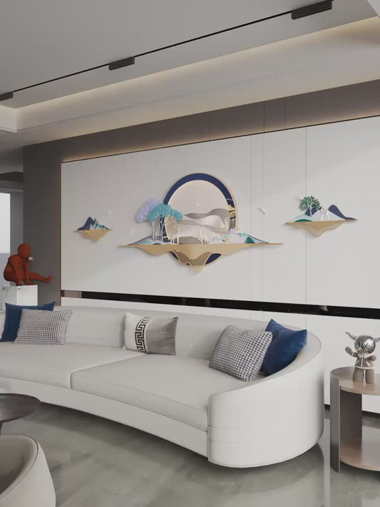 Whispers of the Meadow - Nature Themed Premium Wall Art  ~ 7 Feet Long