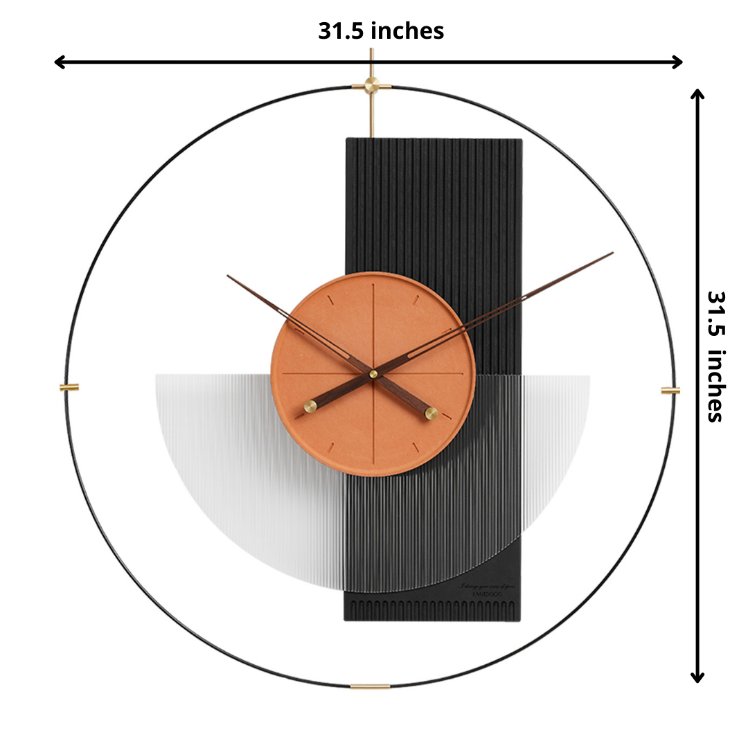 Wall Clocks Dream in Abstract - Designer Wall Clock ~ 3 ft Dia