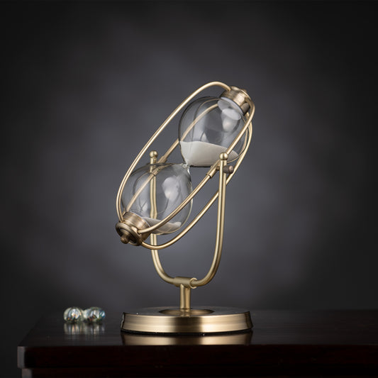 Hourglass A Brief History of Time - Antique Hourglass Table Showpiece