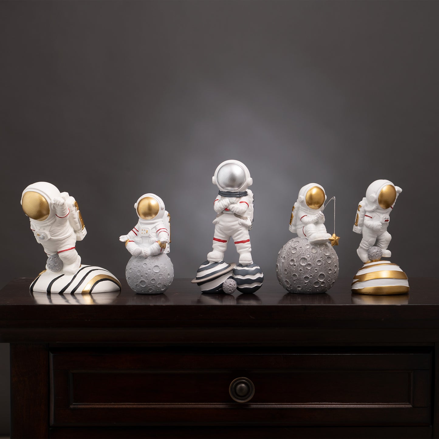 Showpiece The Benevolent Rider of The Space - Astronaut Table Showpiece - Jumping