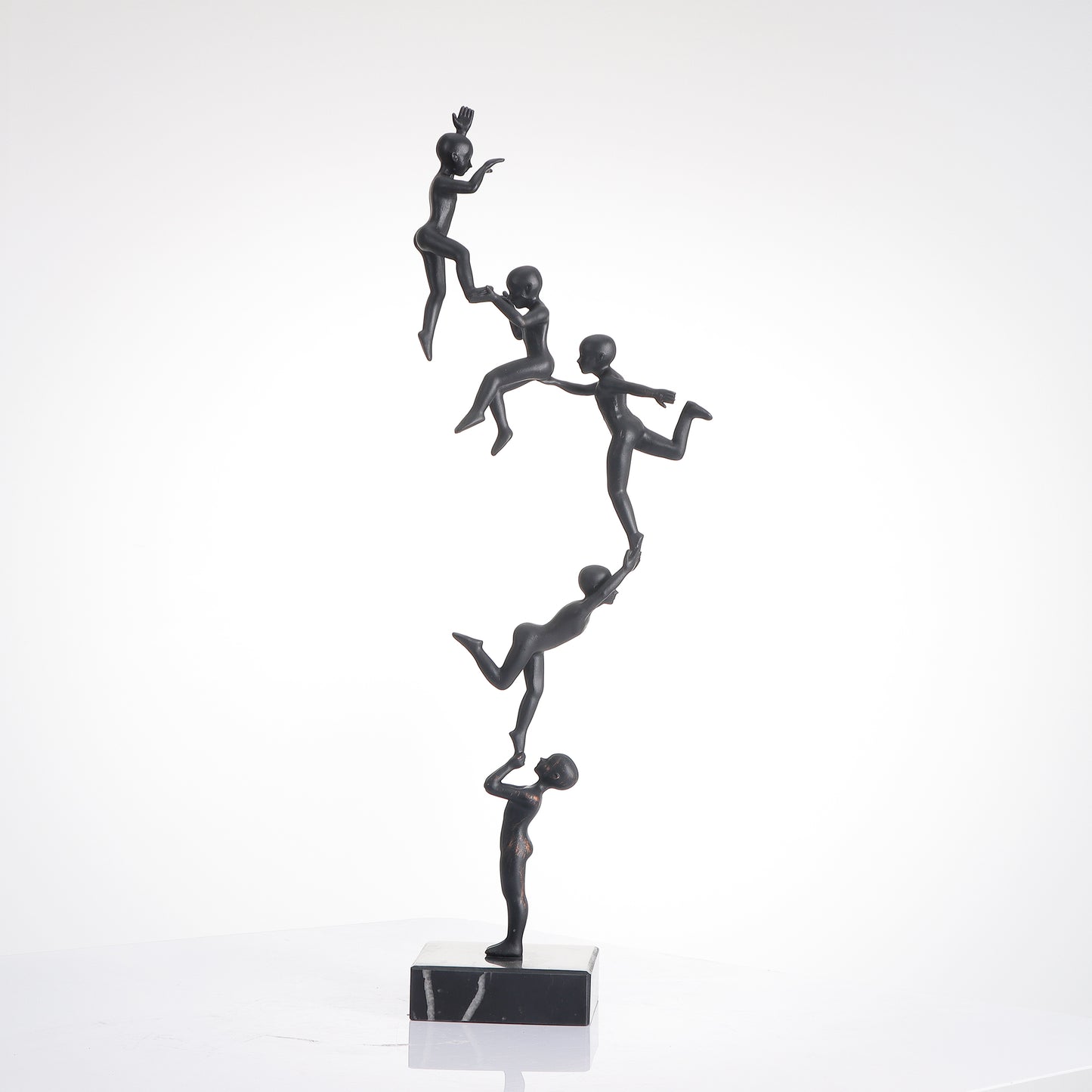 Showpiece It’s All About Progression - Marble & Metal Table Showpiece - Style 2