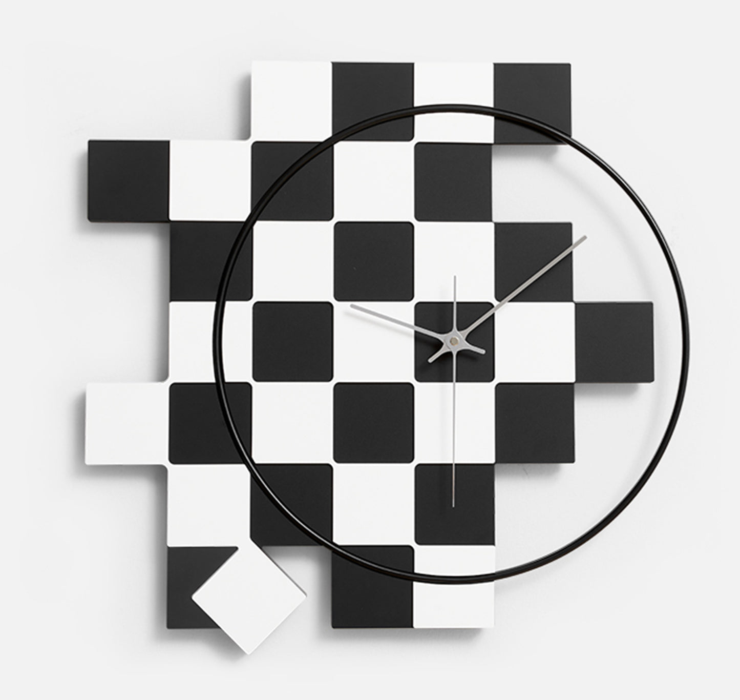 Wall Clocks Checkmate! The Game of Time - Luxe Wall Clock - Black & White