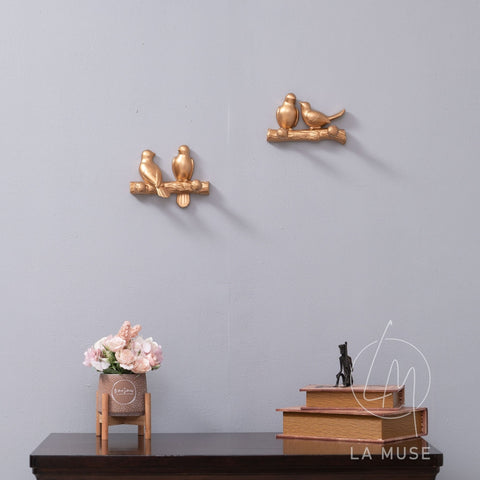 Wall Mounts & Accents The Birds of Felicity Wall Accent & Hooks - Gold