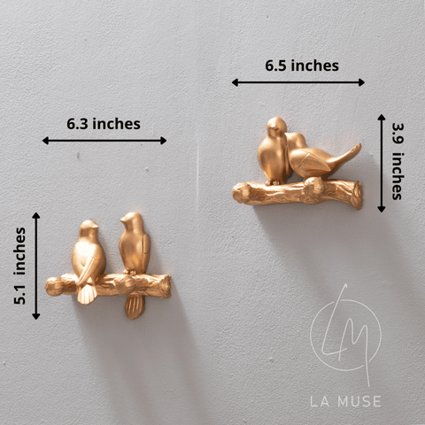 Wall Mounts & Accents The Birds of Felicity Wall Accent & Hooks - Gold