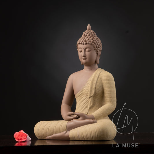 Spiritual Statues The Enlightened Siddhartha Porcelain Buddha Statue - Style 2