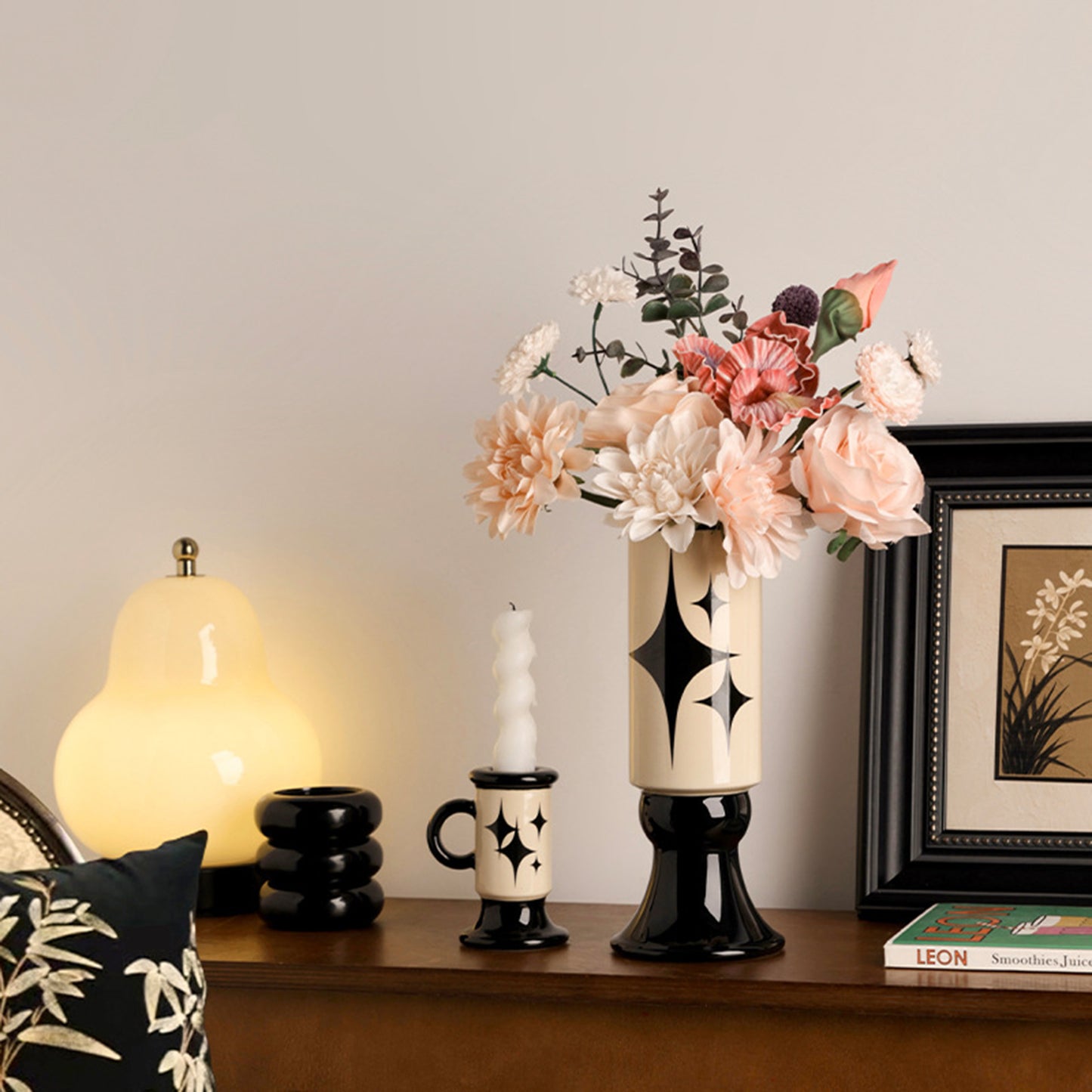 Vega - Ceramic Vase & Candle Holder