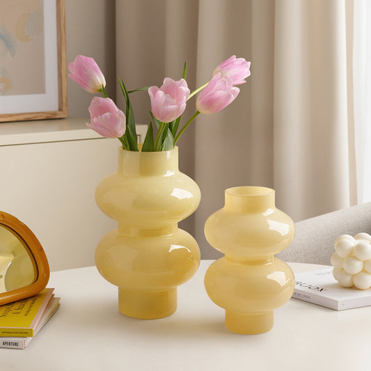 Solenne - Yellow Glass Vases