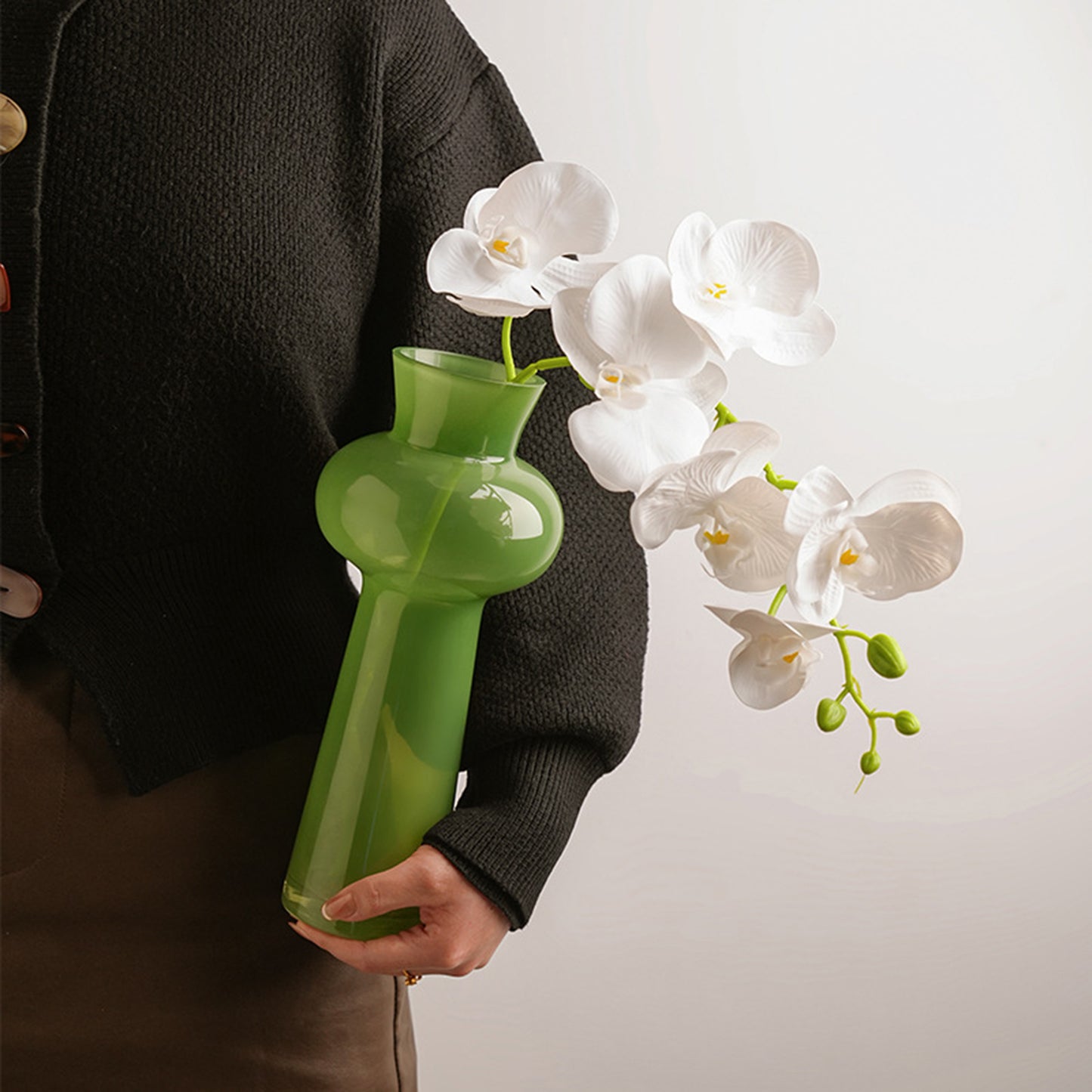 Edenne - Green Glass Vase