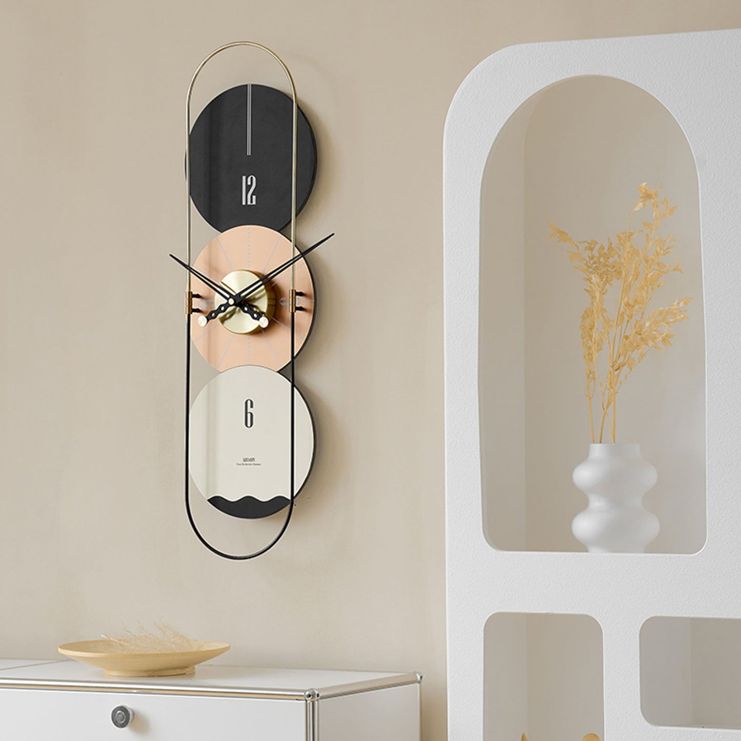 The Touch of Suave - Luxe Wall Clock - Style 7
