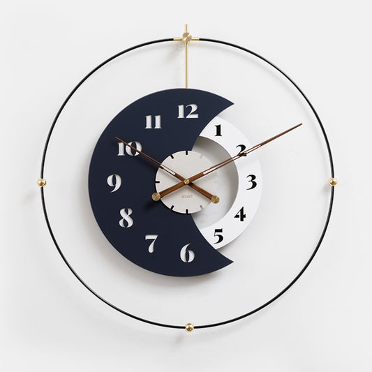 Maritime - Blue Designer Circular Wall Clock ~ 24 inches (Dia)