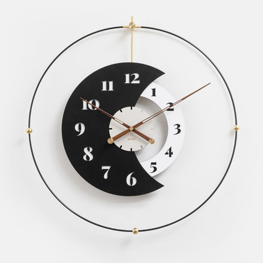 Maritime - Black Designer Circular Wall Clock ~ 24 inches (Dia)