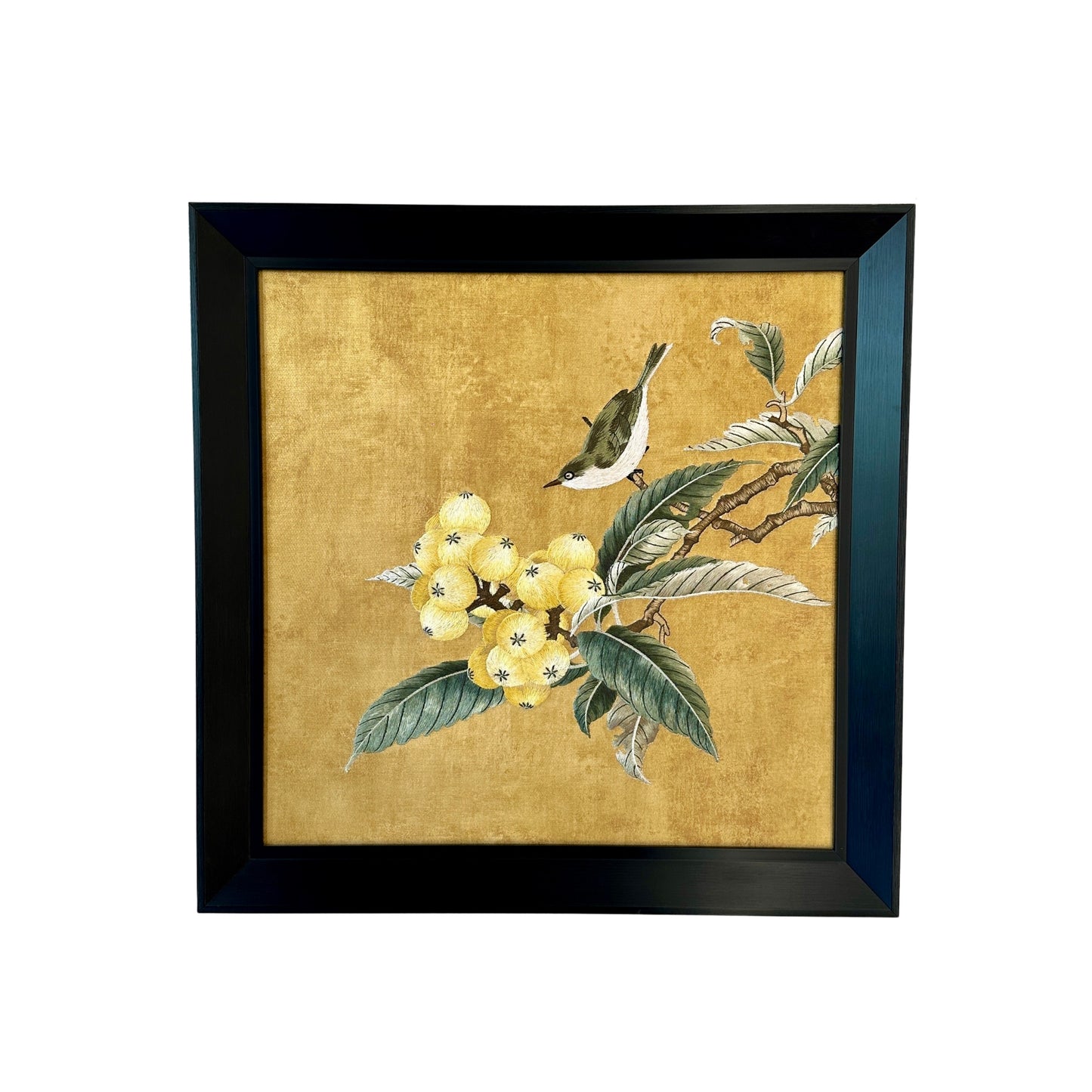 The Orchard – Hand Embroidered Nature Inspired Wall Art (Set of 2) ~ 3 ft x 2 ft